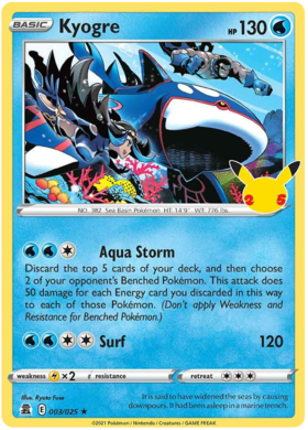 #3 - Kyogre image